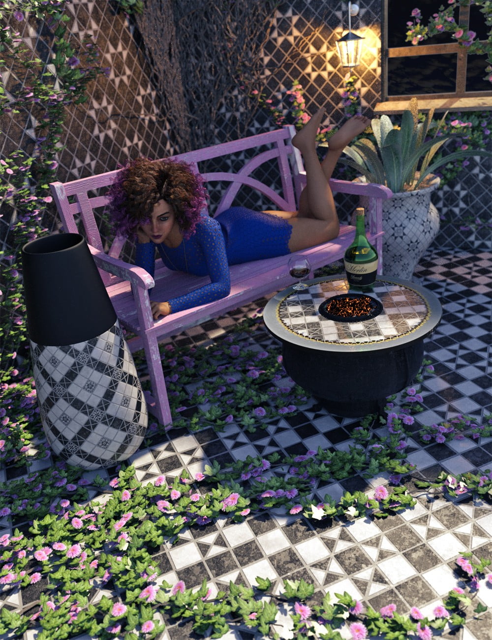 Edwardian Inspired Floor Tile Shaders