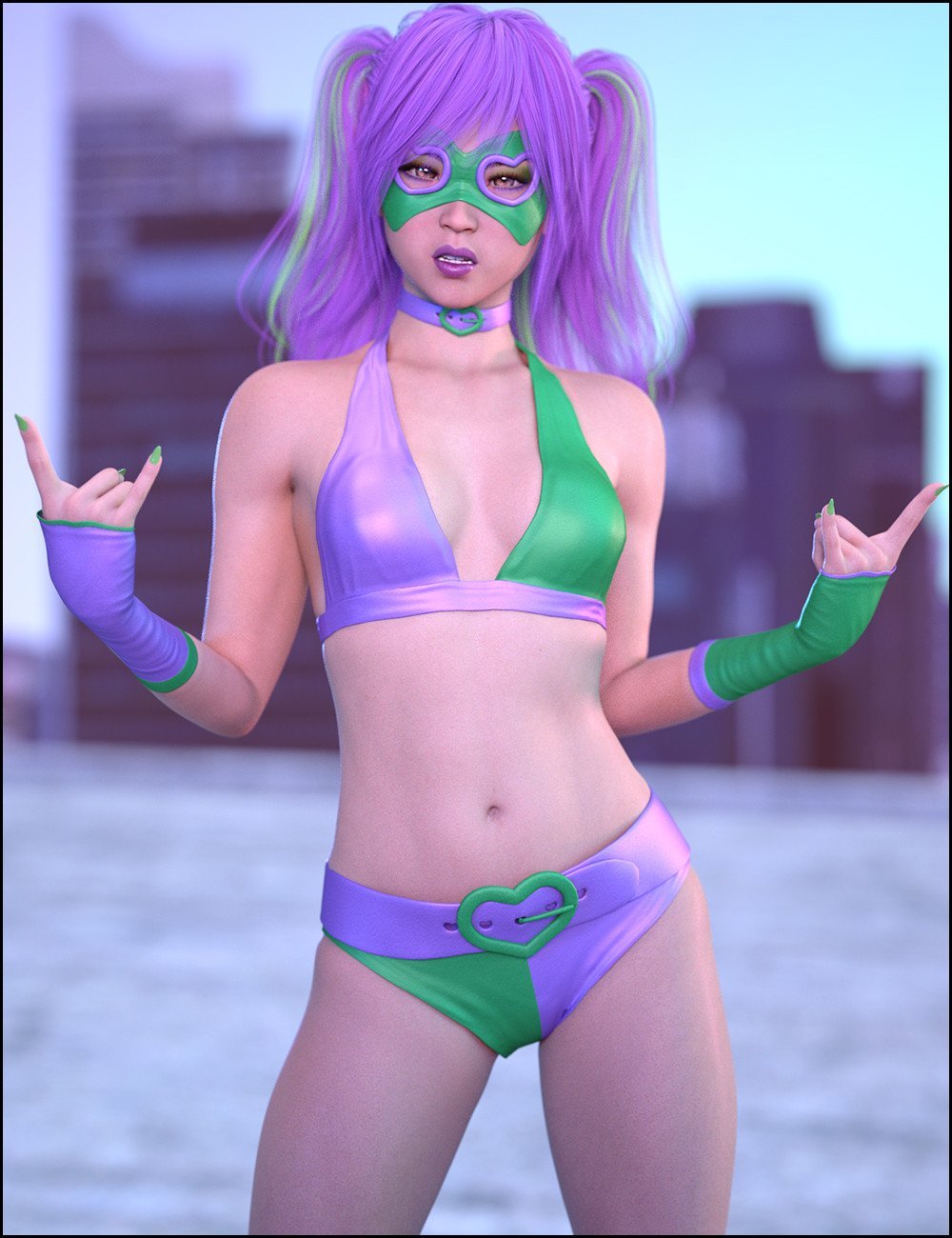 HeartBreaker Outfit for Genesis 8 Females