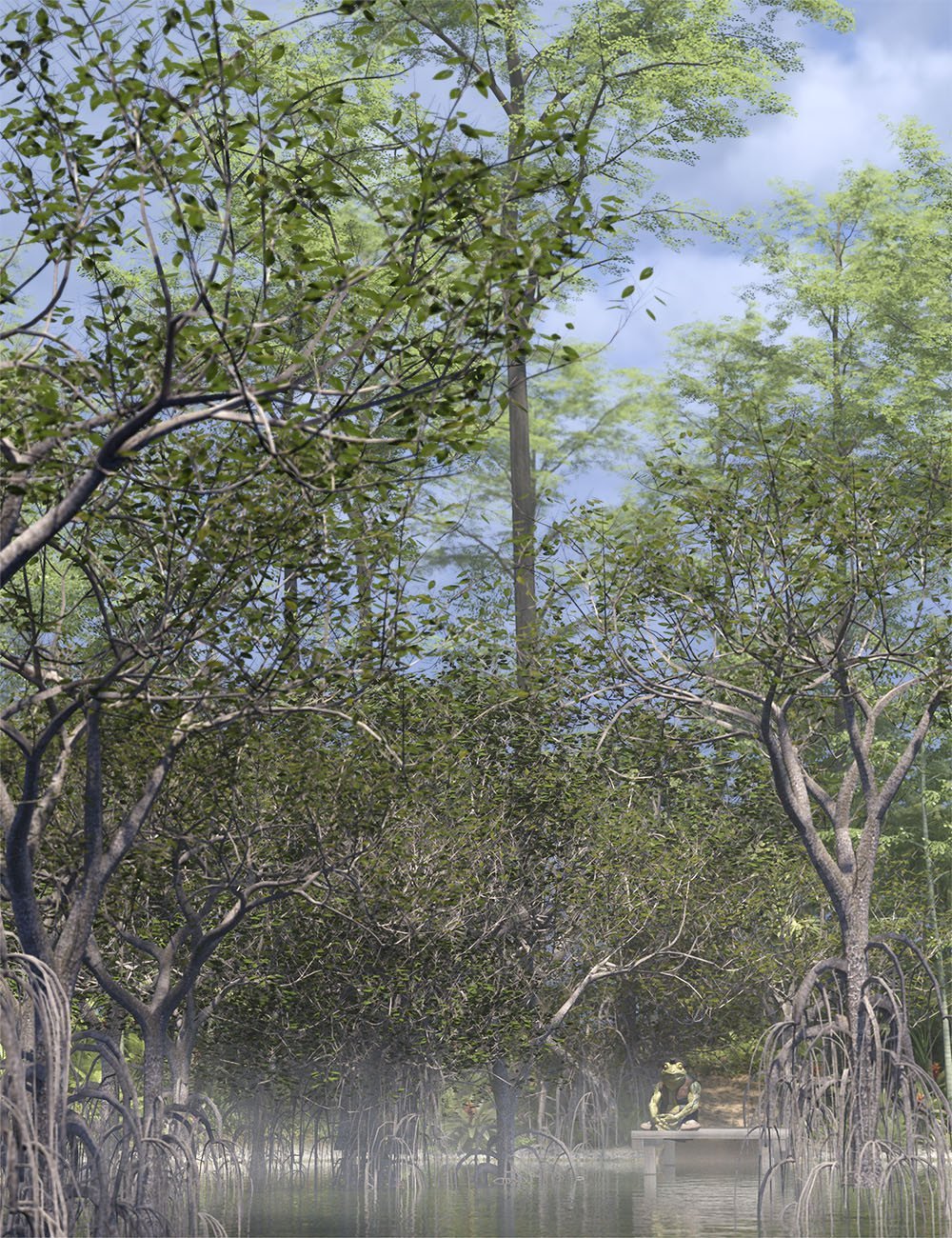 Low Resolution Tropical Trees and Shrubs