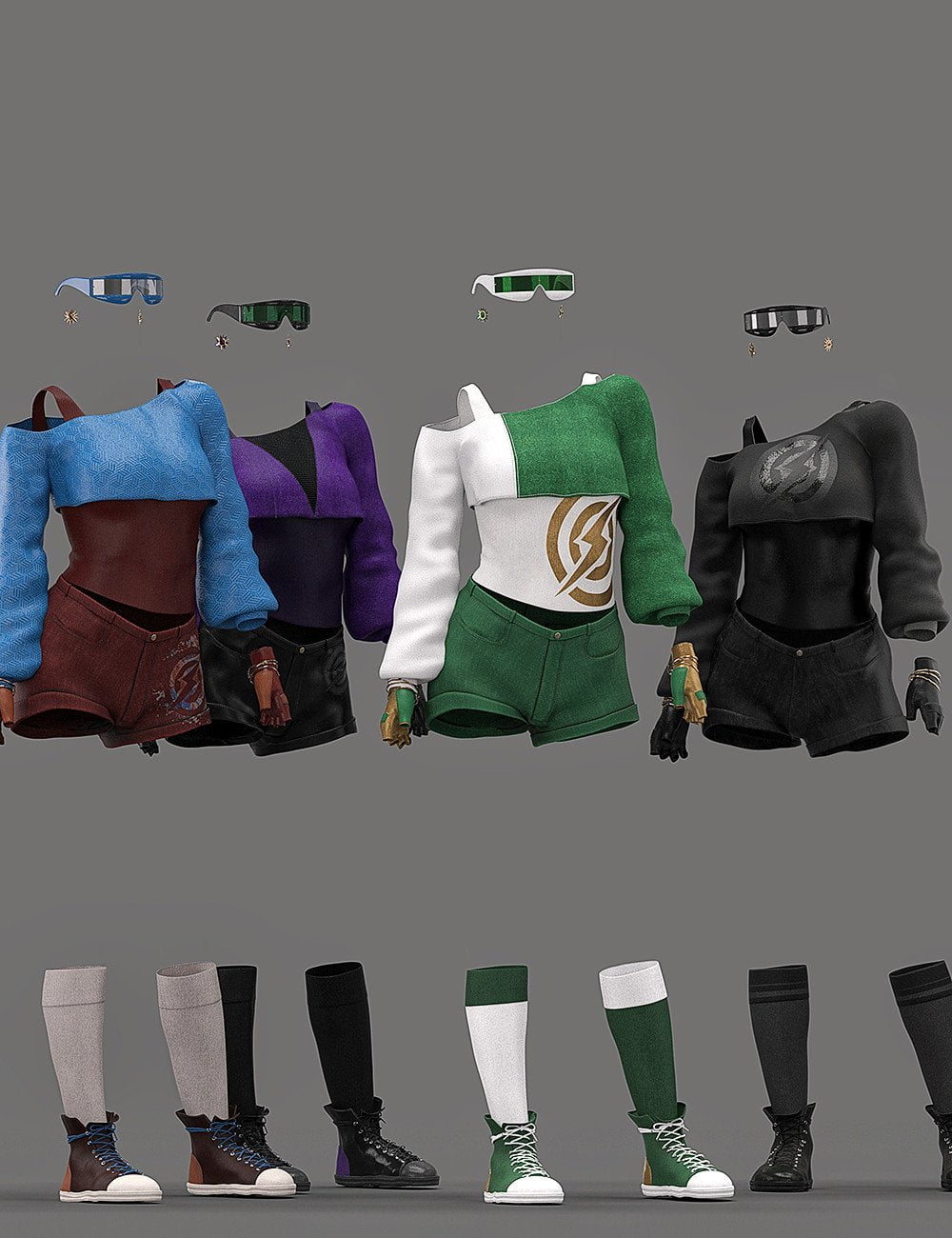 dForce Stardust Outfit Textures