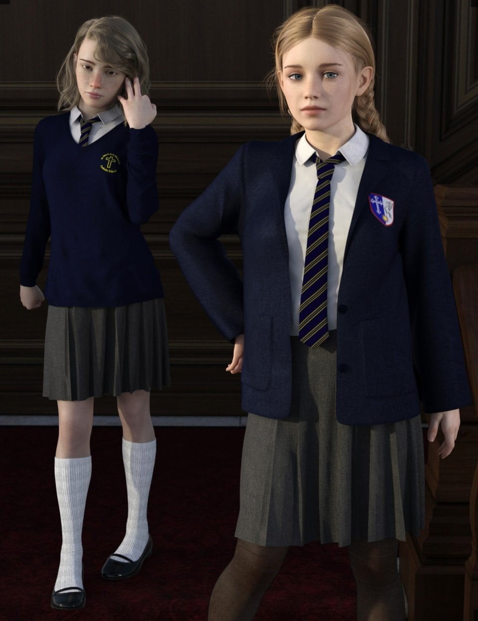 dForce Time For School for Genesis 8 Females