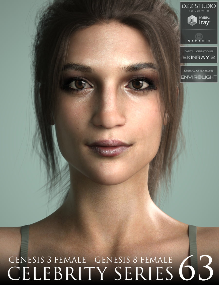 Celebrity Series 63 for Genesis 3 and Genesis 8 Female