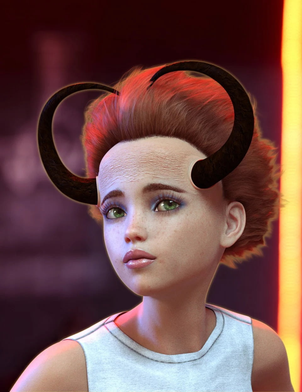 Fantasy Horns For Genesis 8 Female Volume 1