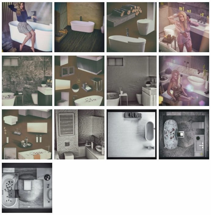 FE Modern Bathroom GreyRoom