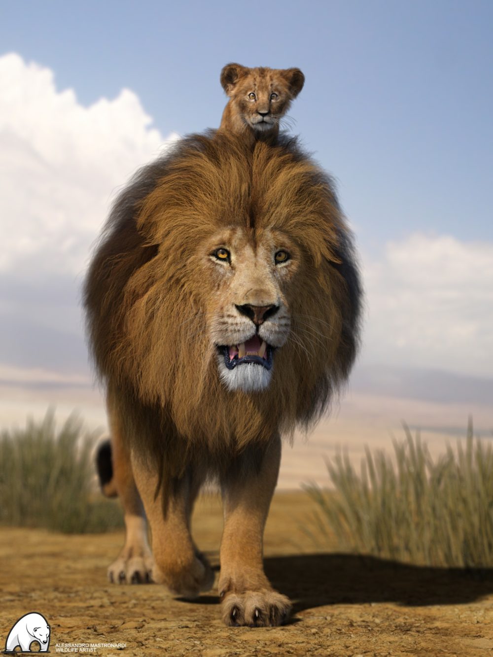 Felidae by AM - Kimbo the Lion Cub