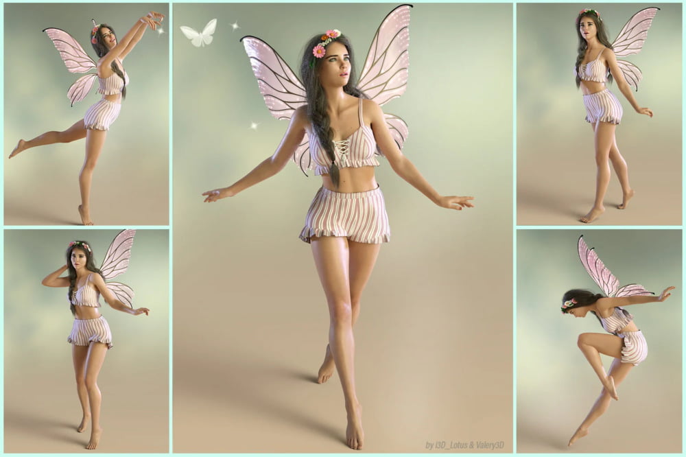 iV A Touch of Magic Poses for Genesis 8 Female