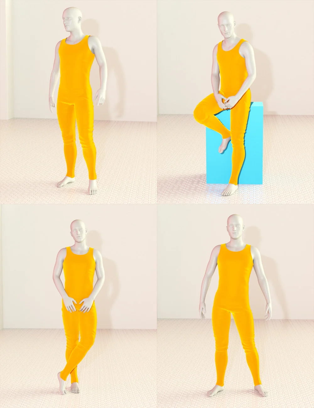 Model Magazine Poses for Genesis 3 and 8 Male(s)