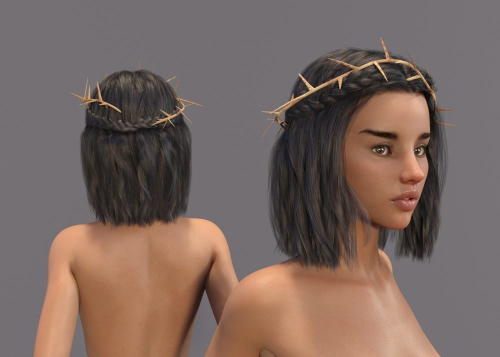 Crown of Thorns for Genesis 3 and 8 Female