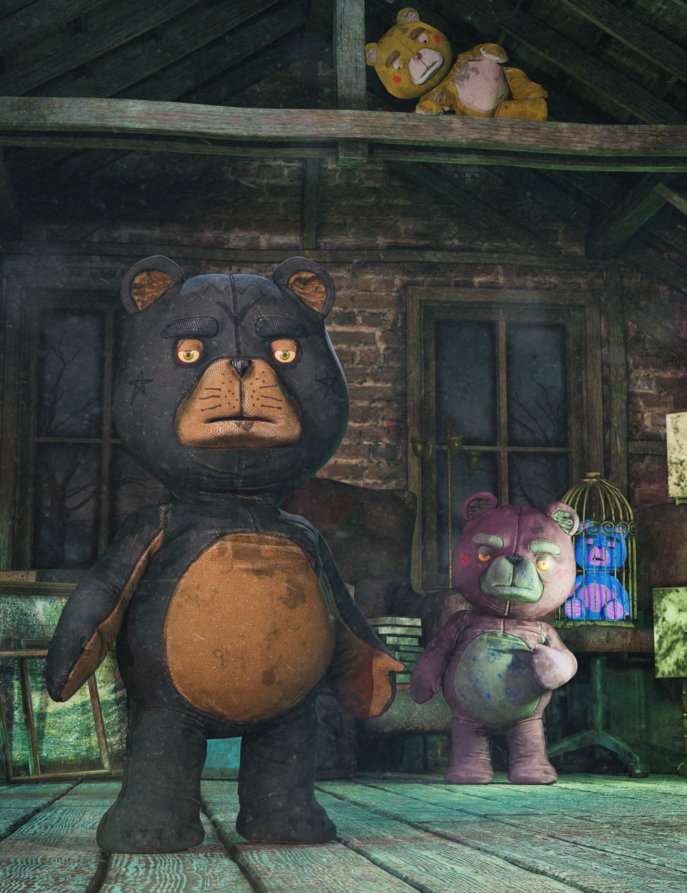 PTF Teddy Cute and Creepy Texture Pack