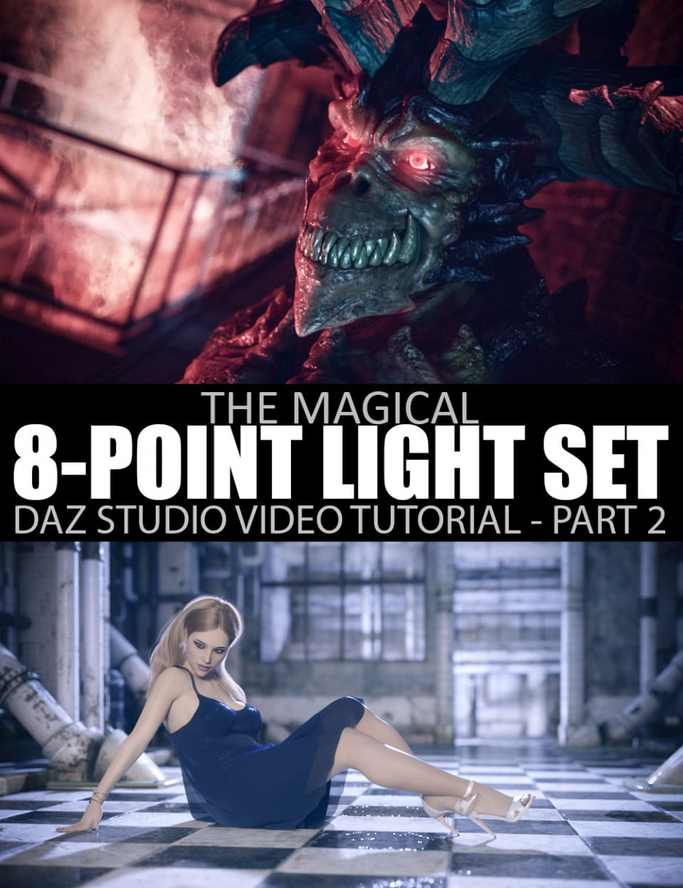 The Magical 8-Point Light Set – Part 2 – DAZ Studio Tutorial