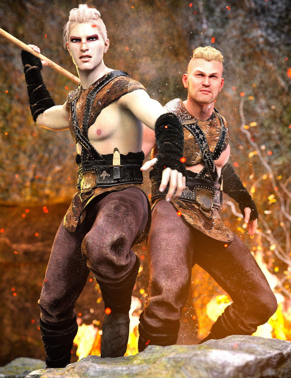 Viking Hunter Outfit for Genesis 8 Males