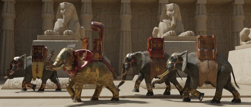 Egyptian Elephant Warrior for African Elephant