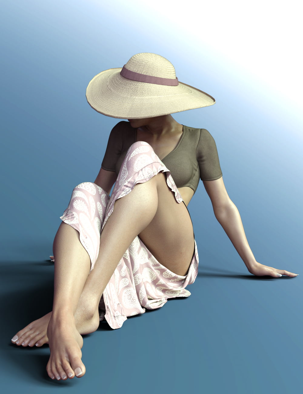 X-Fashion Tropical Print for Genesis 8 Female(s)