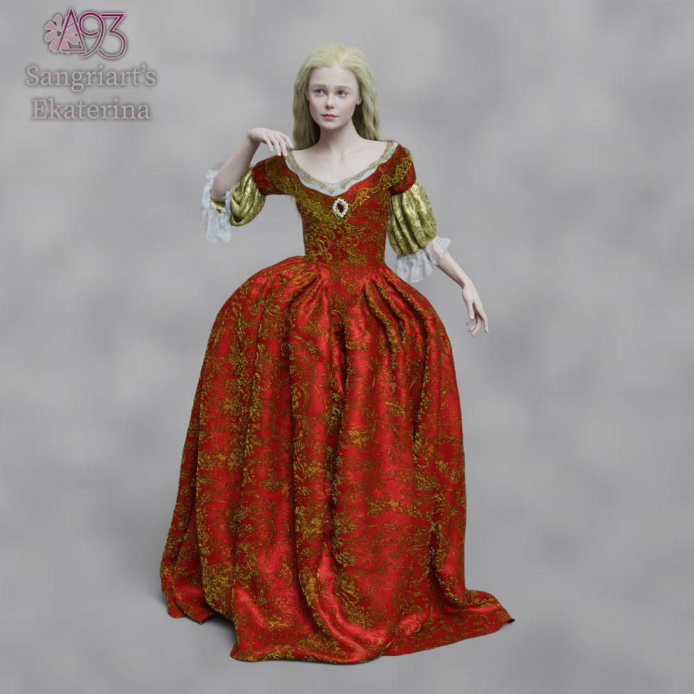 a93 - Baroque Ball Gown for G8F