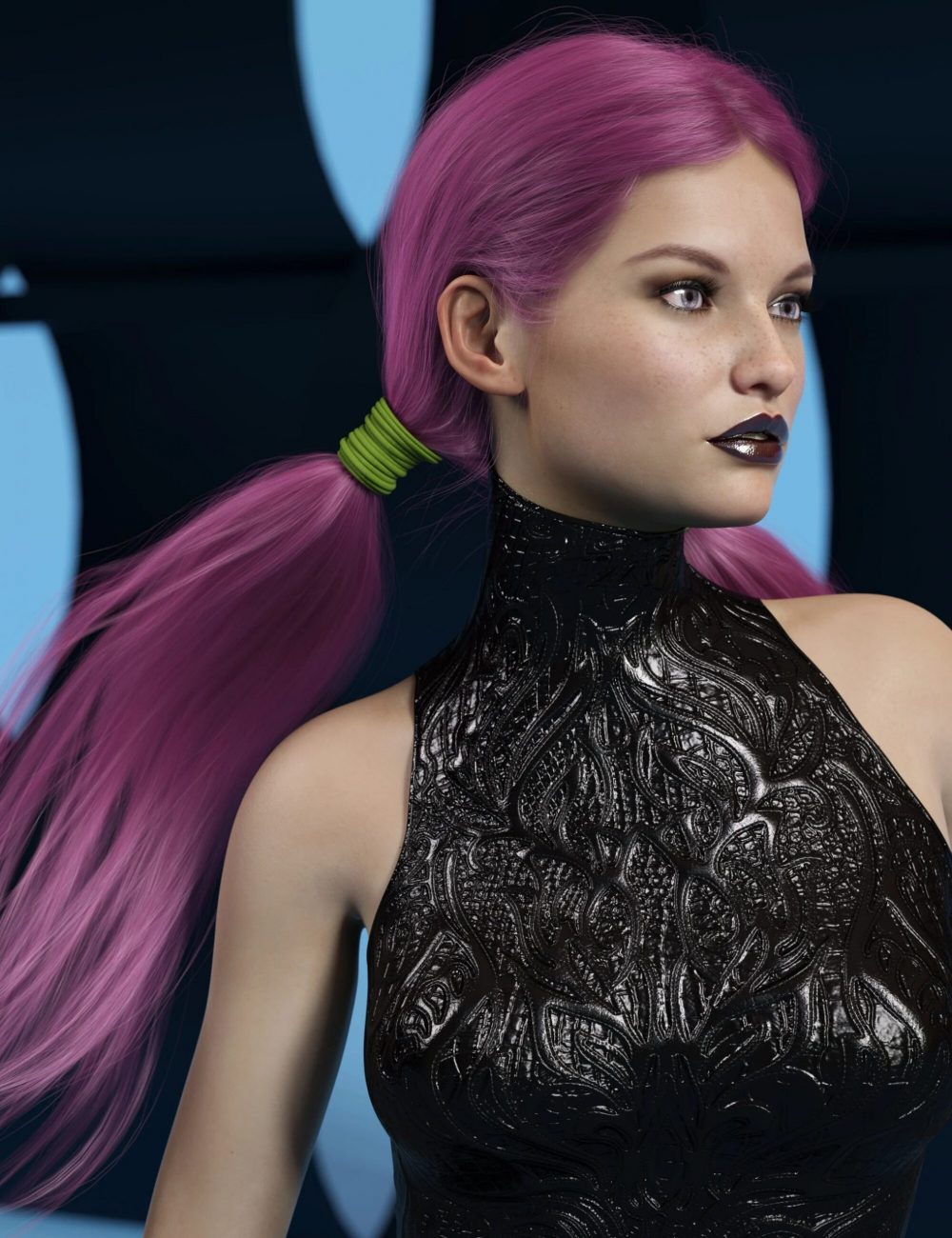 Chunky Pigtails for Genesis 3 and 8 Females