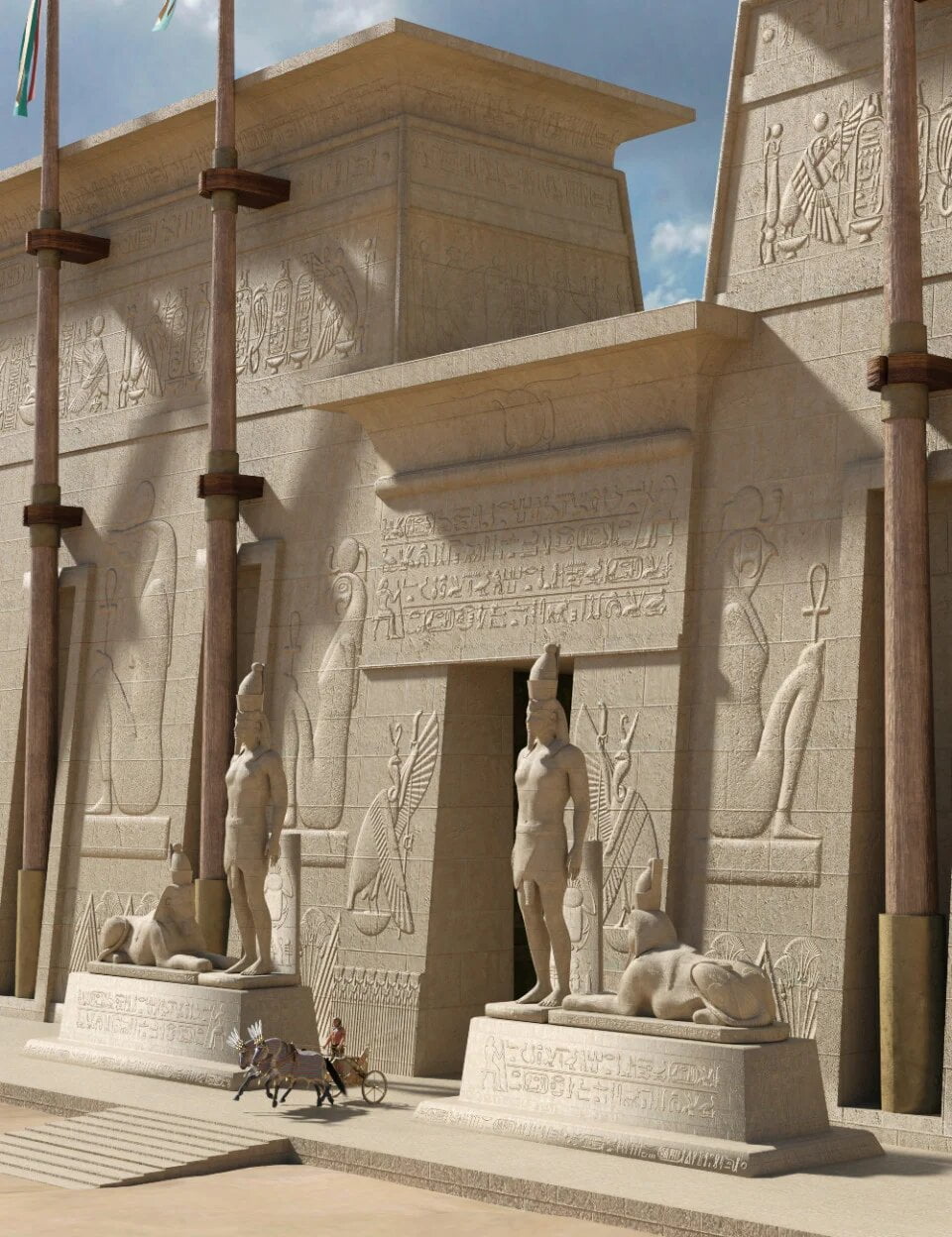 Deepsea Egyptian Ancient Temple