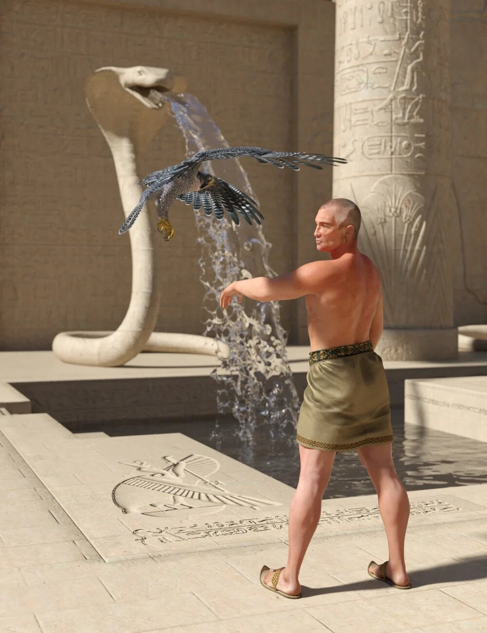 Deepsea Egyptian Ancient Temple