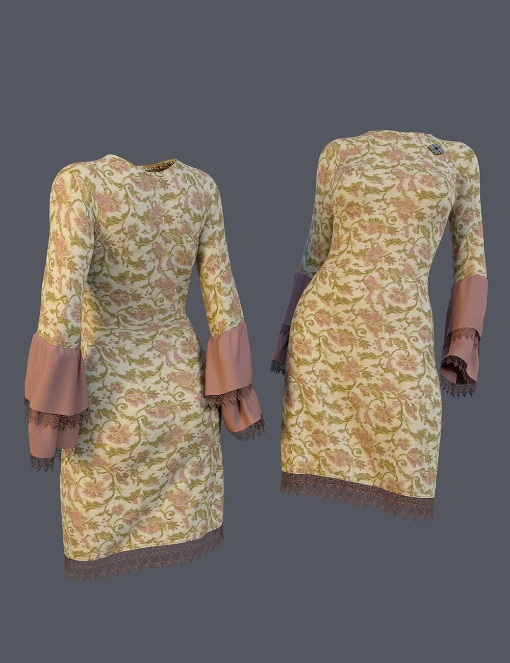 dForce Sophia Dress for Genesis 8 Females