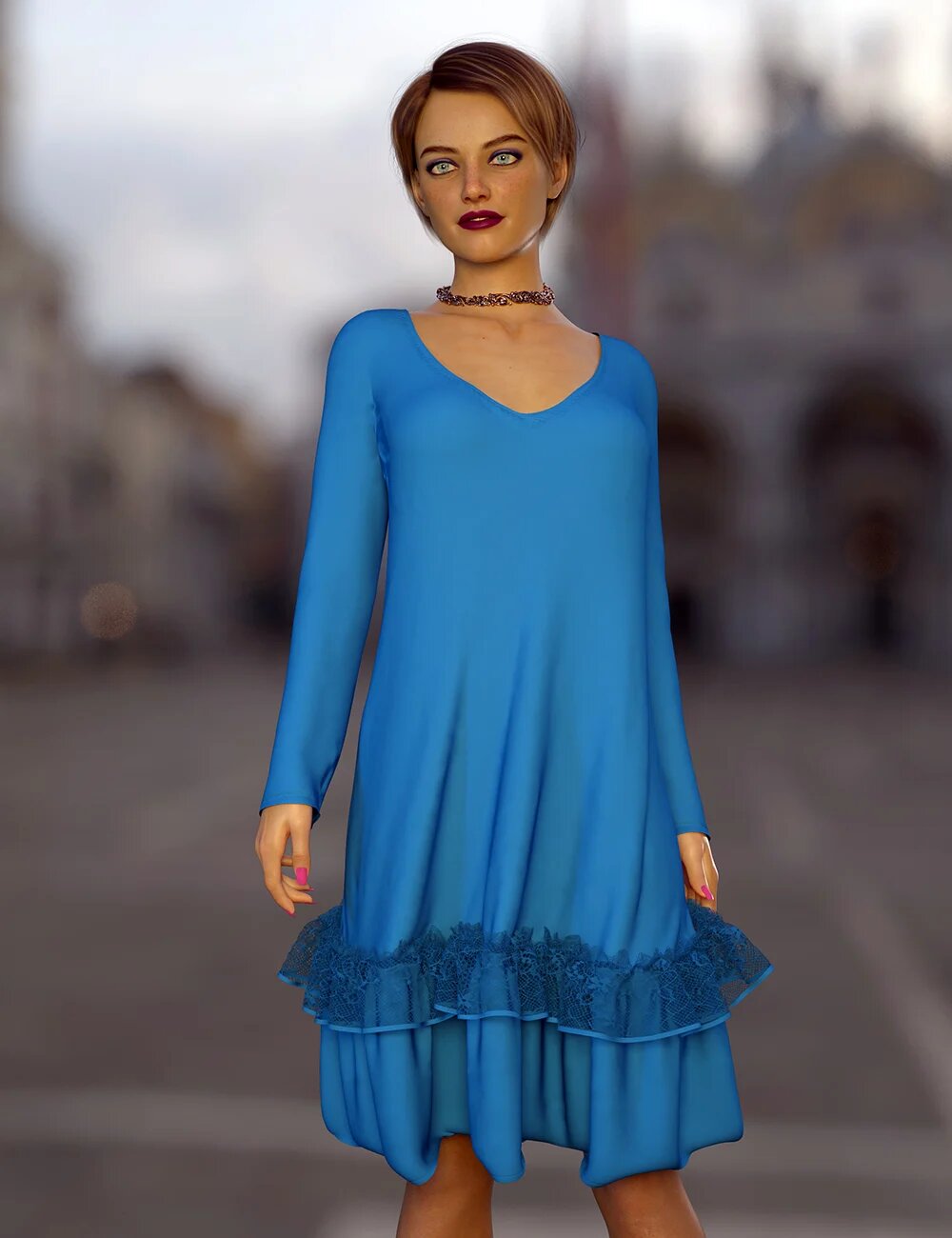 dForce Cindy Outfit for Genesis 8 Females