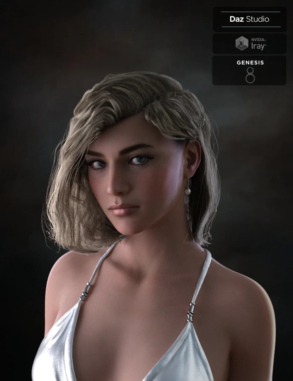 Hyansel King Hair for Genesis 8