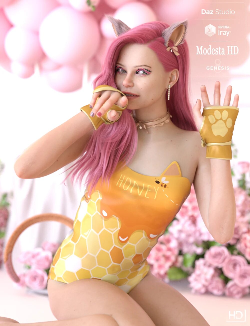 Modesta HD for Genesis 8 Female