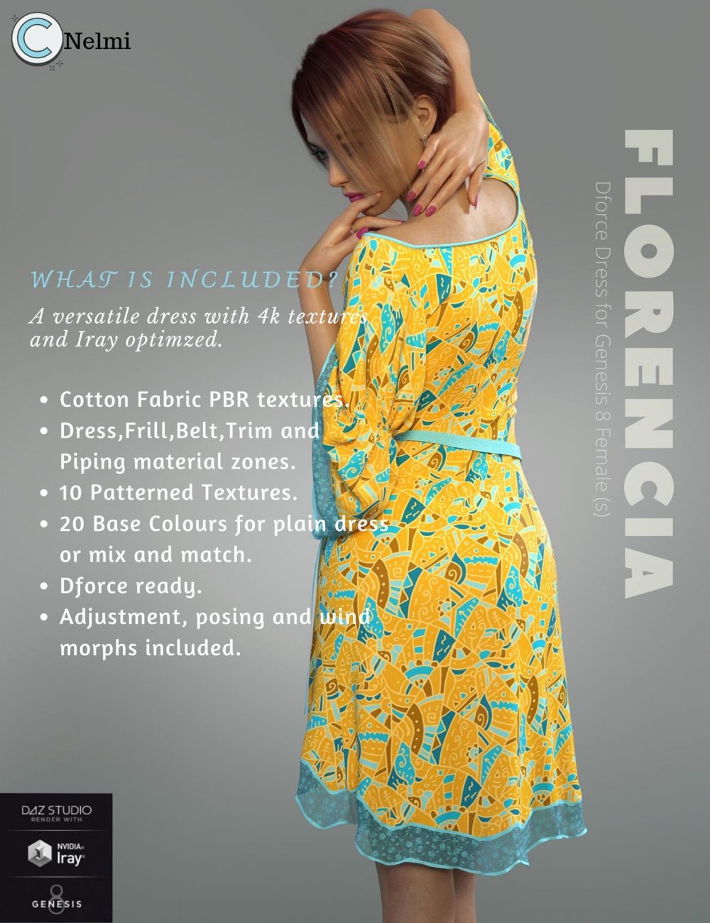 Nelmi - Dforce Florencia Dress G8F