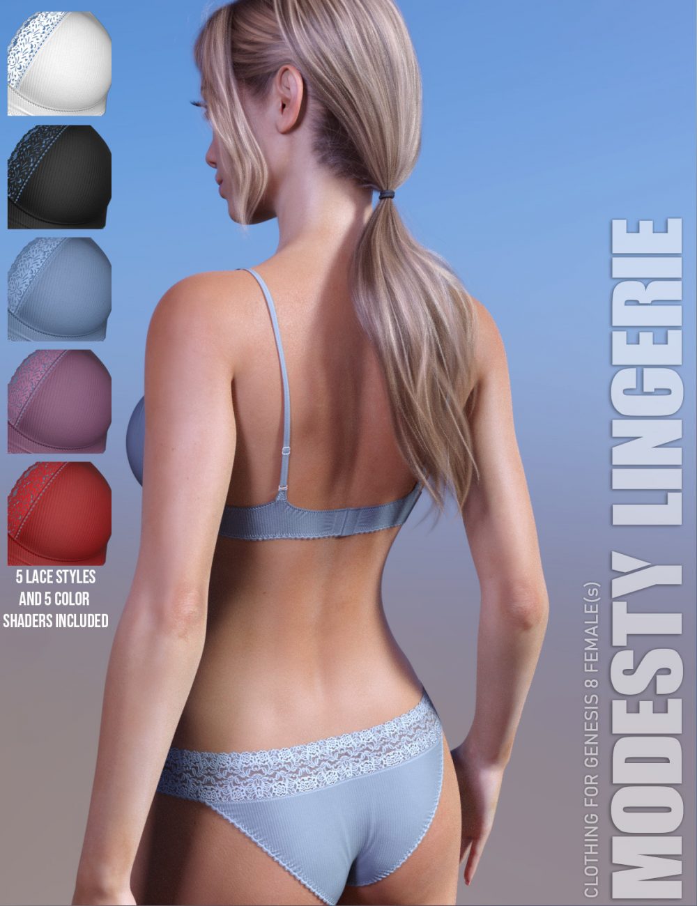 Modesty Lingerie for Genesis 8 Females