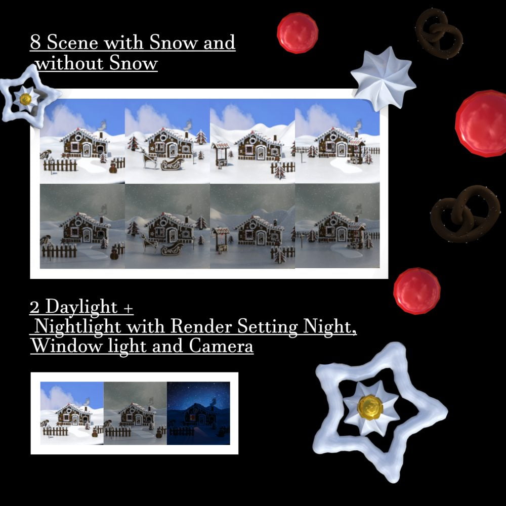 Magical Gingerbread Houses