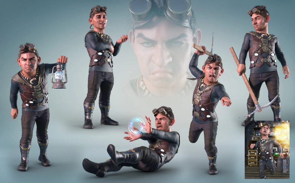 Z Gnome of Mischief Poses and Expressions for Drutherson 8