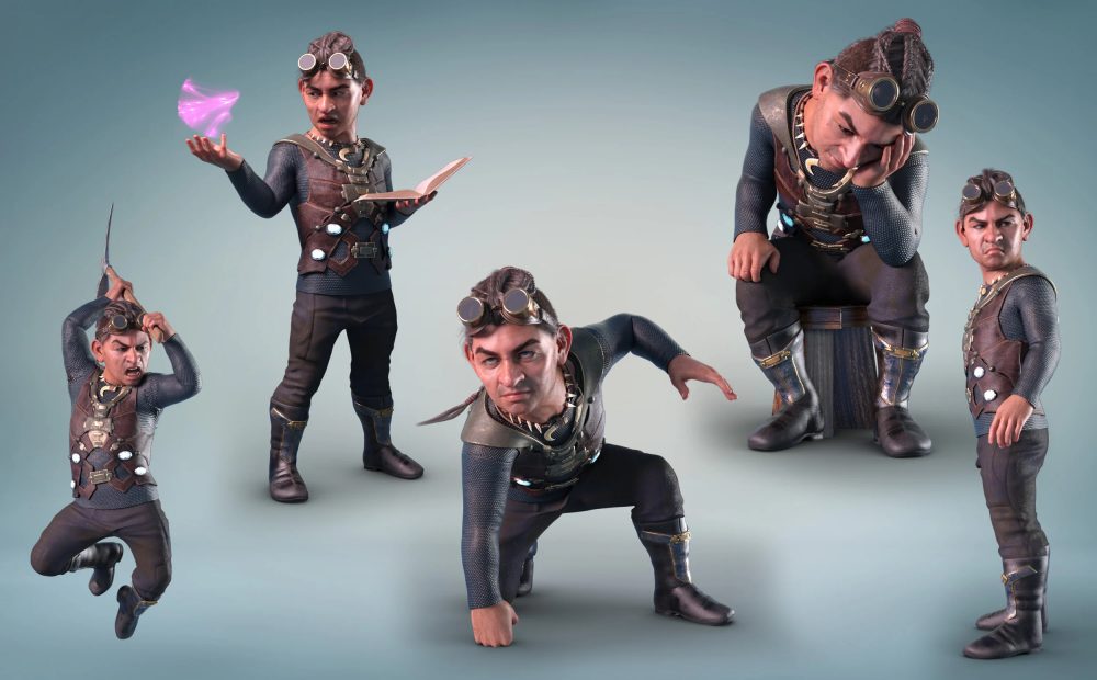 Z Gnome of Mischief Poses and Expressions for Drutherson 8