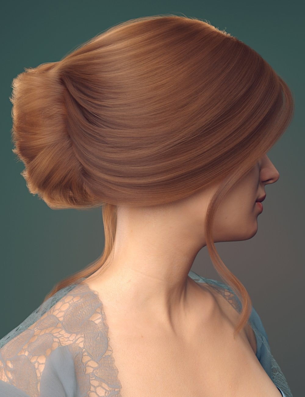 dForce French Twist Updo for Genesis 8 Females