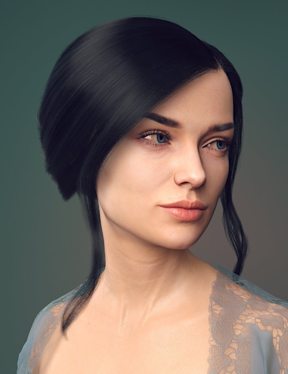 dForce French Twist Updo for Genesis 8 Females