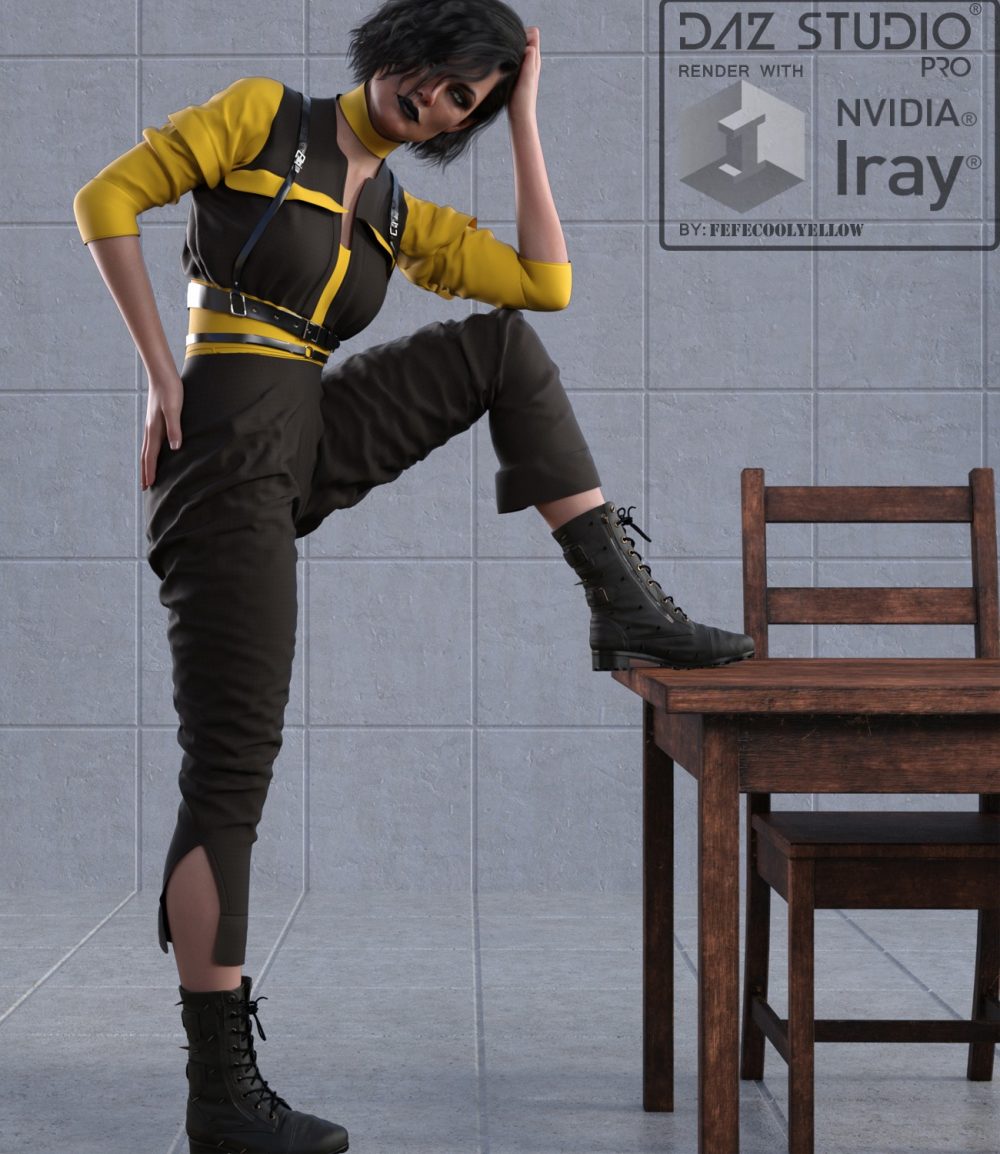 dforce Badass Outfit for G8F