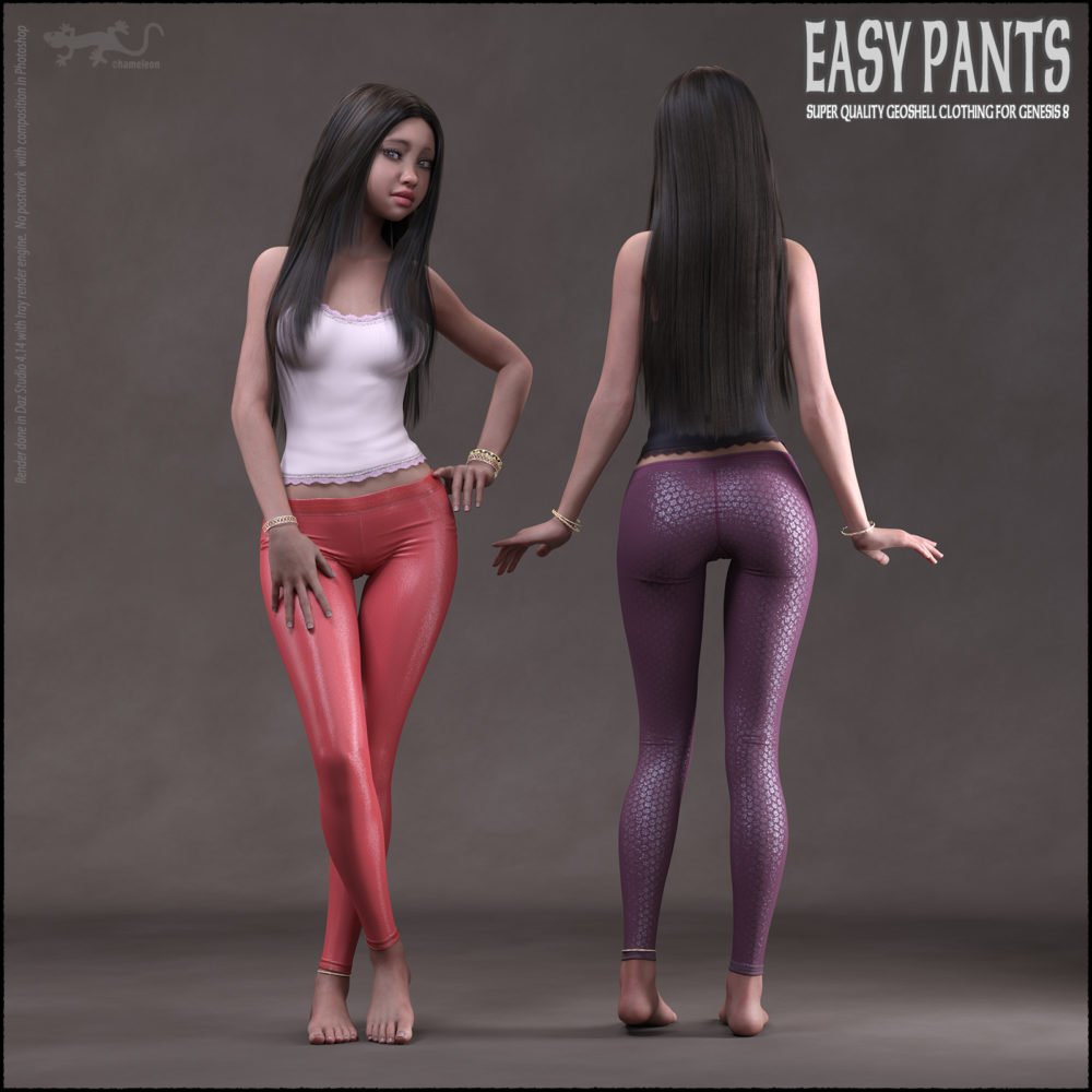 Easy Pants for Genesis 8
