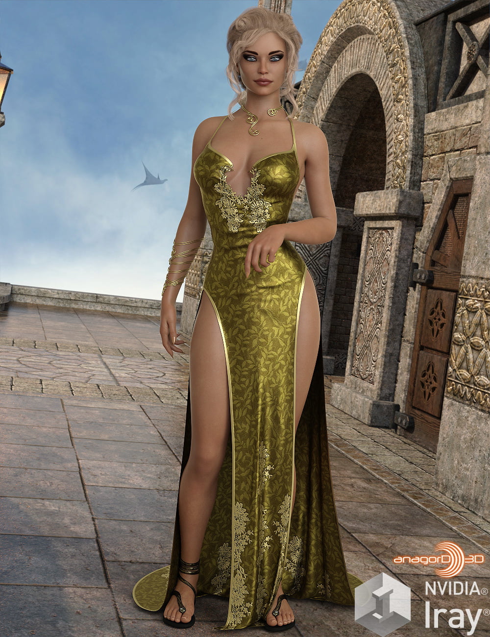 VERSUS – dForce Premiere Dress for Genesis 8 Females