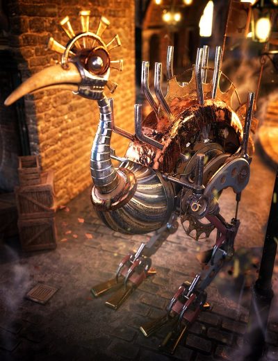 Steampunk-Ostrich-3