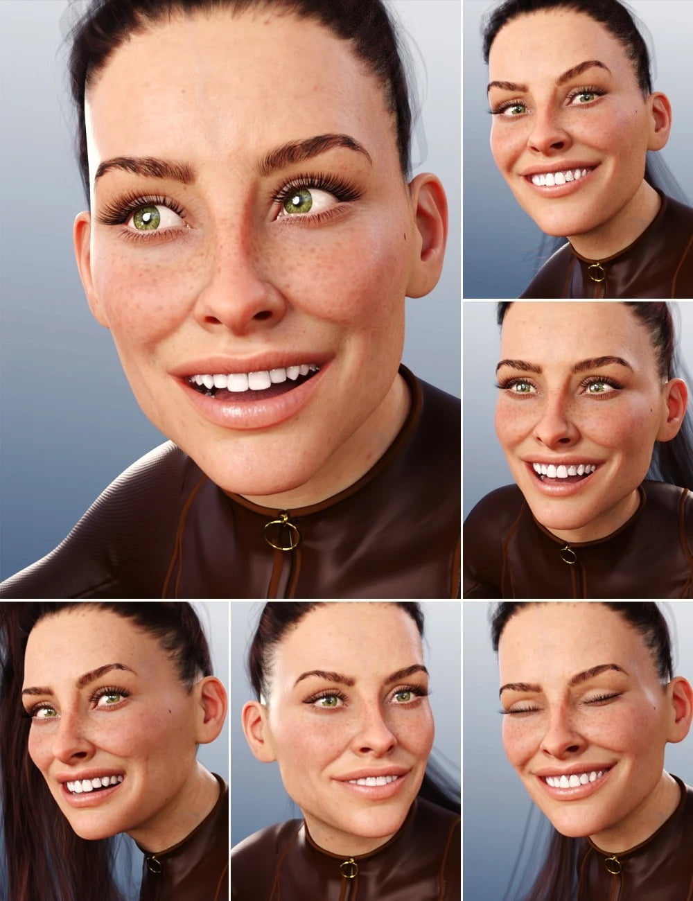 Alla Expressions for Genesis 8 Female