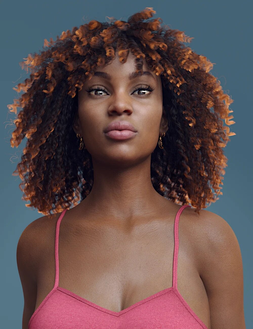 Dforce Ayaan Hair For Genesis 8 Females