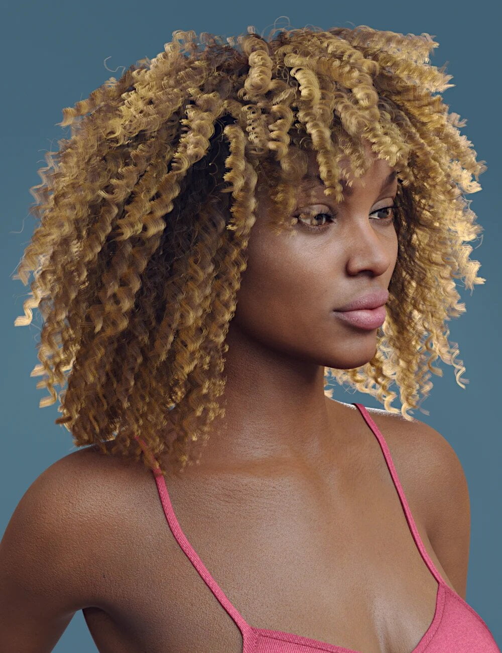 Dforce Ayaan Hair For Genesis 8 Females