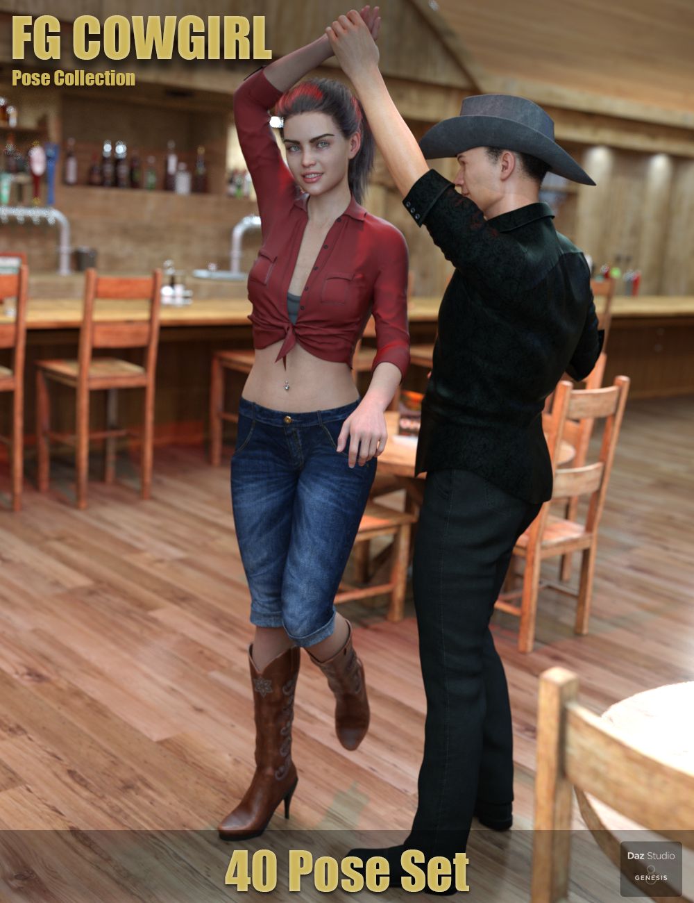 Fg Cowgirl Pose Collection For Genesis 8 ⋆ Freebies Daz 3d