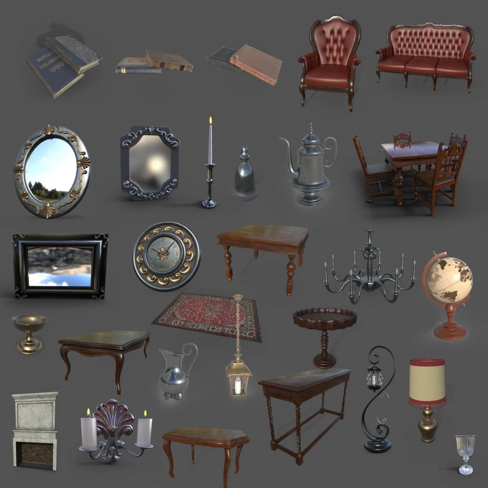 FG Gothic Living Room