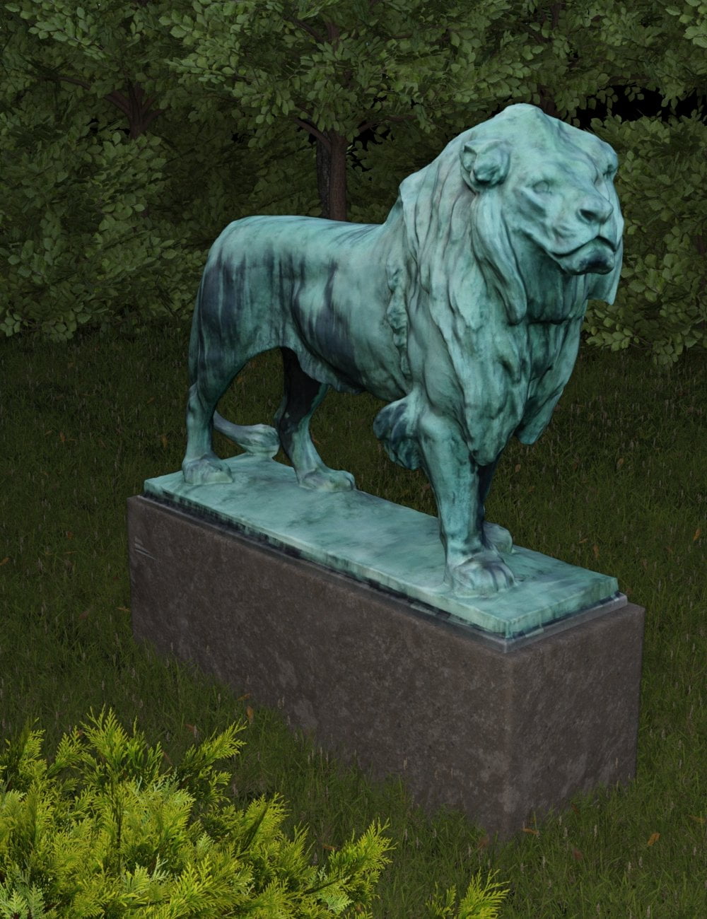 Lion Statue HD