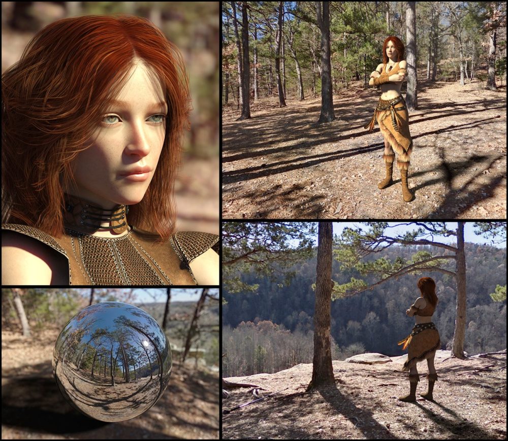 Orestes Iray HDRI Environments - High Bluff Overlook