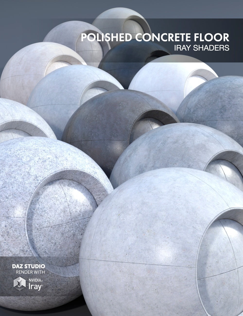 Polished Concrete Floor – Iray Shaders