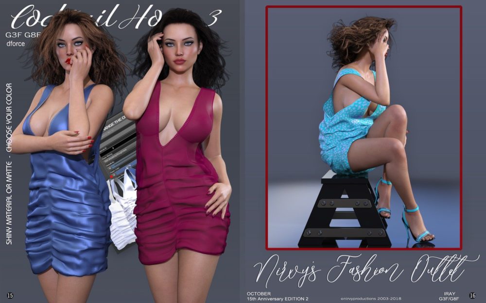 dforce Cocktail Hour Three -A Scrunch Dress- G3G8