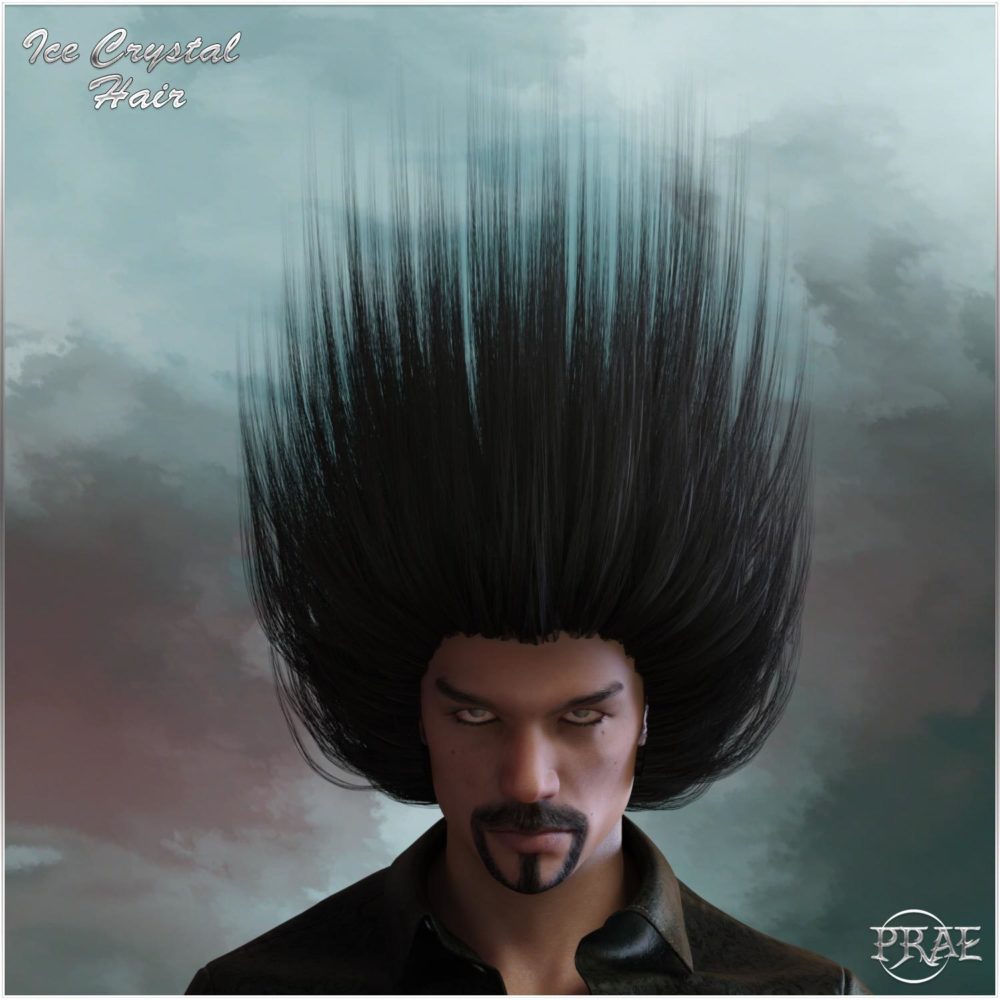 Prae-Ice Crystal Hair for G8 Daz