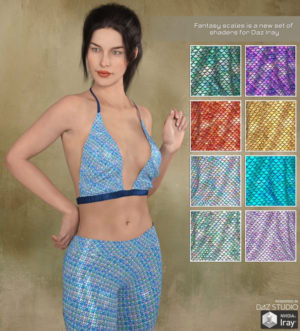 Daz Iray - Fantasy Scales