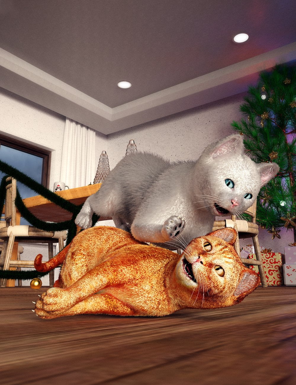 SBibb Kitten Poses and Morph