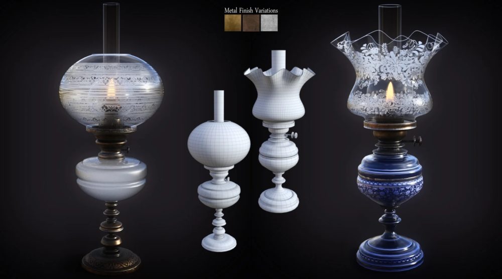 B.E.T.T.Y. Vintage Decor 02 Oil Lamps