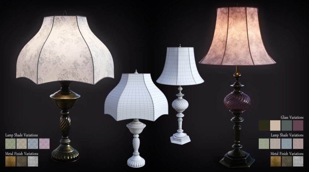 B.E.T.T.Y. Vintage Decor 03 Table Lamps